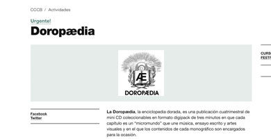 DOROPÆDIA-CCCB